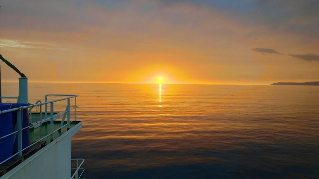 beautiful Sunrise - Sunset at Sea