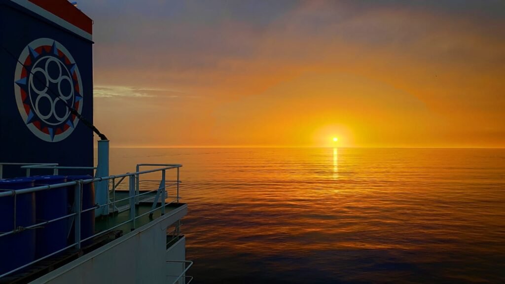 beautiful Sunrise - Sunset at Sea