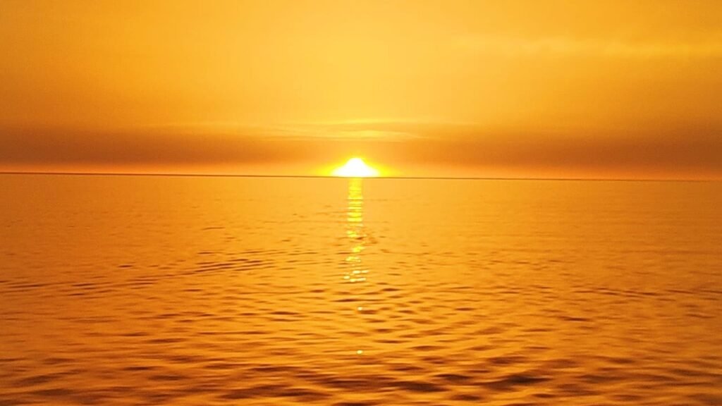beautiful Sunrise - Sunset at Sea