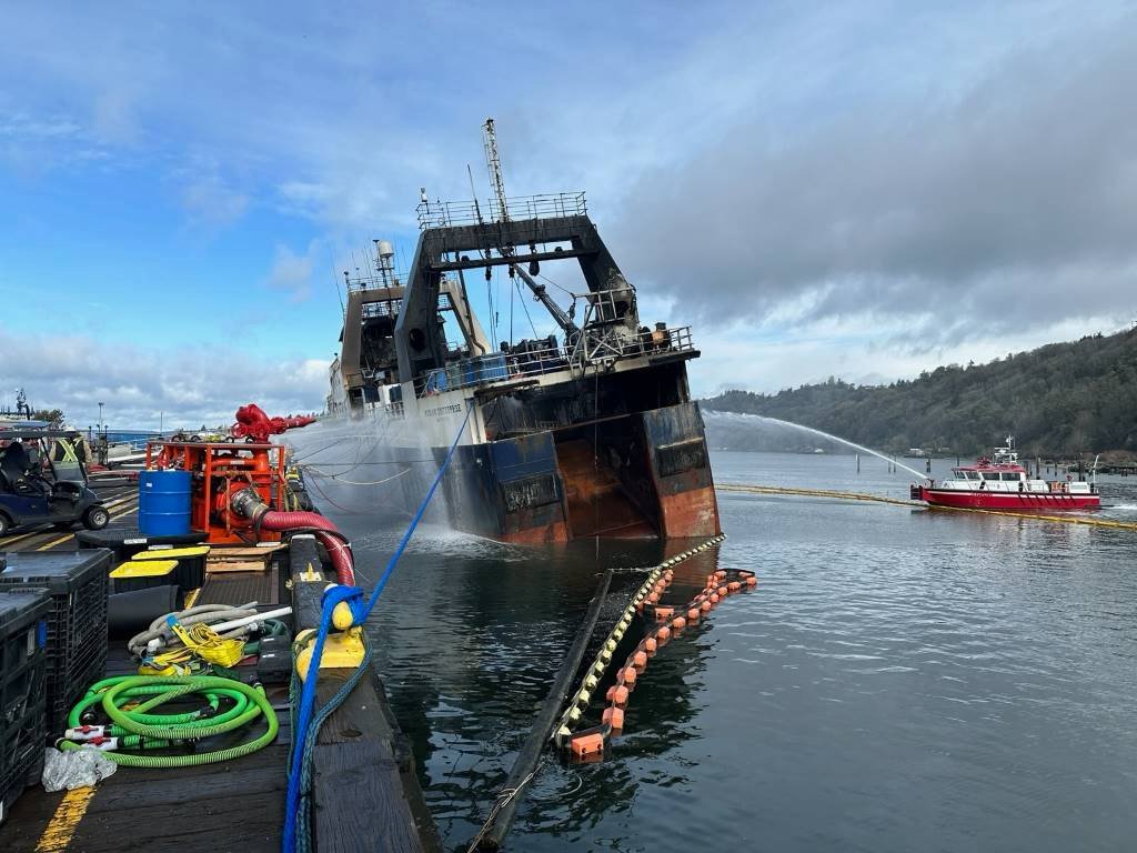 kodiak enterprise fishing boat fire