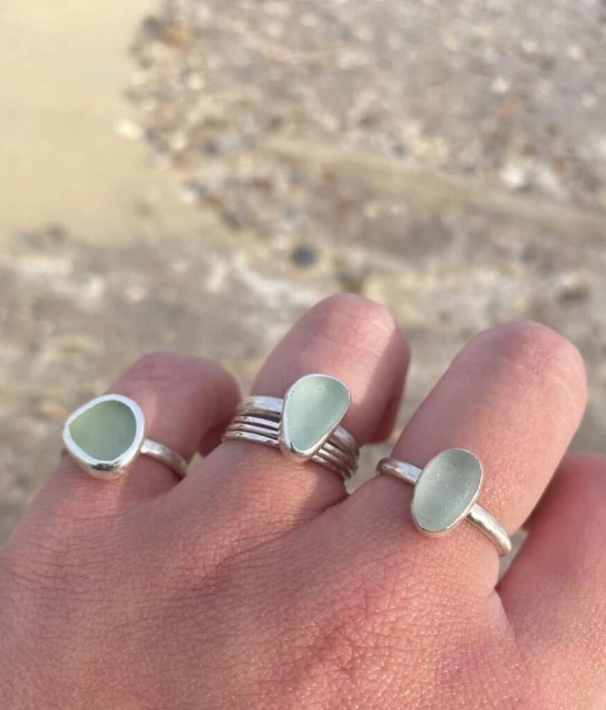 Sea Glass Rings for Lovers