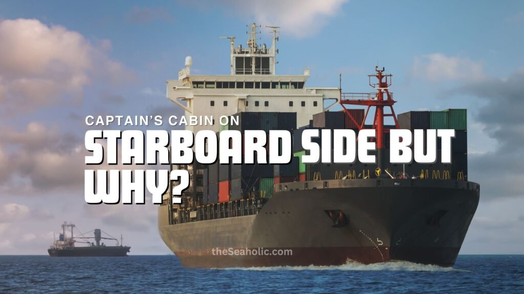 Why is the Captain's cabin on the starboard side?